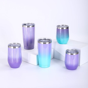Nouvelle Tasse Isotherme Personnalisée 2026 en Acier Inoxydable 304, Tasse à Eau Dégradée Effet Nacré, Vente en Gros - Product Image 2