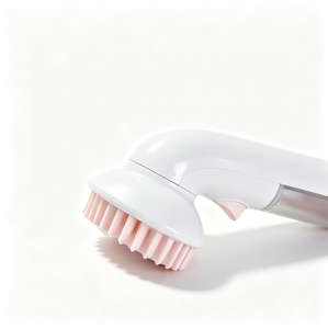 Flexible silicone premium no rinse cleaning removes loose hair dirt cat dog small <b>pet</b> grooming <b>brush</b> for bathroom - Product Image 4