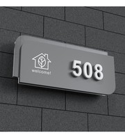 Lettres de plaque de porte rétroéclairées en acrylique 3D pour la publicité, utilisation intérieure/bureau