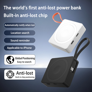 Banque d'alimentation magnétique sans fil 5000 mAh à charge rapide 20W, équipée d'un câble de charge et d'un tracker GPS, compatible avec les appareils OEM d'usine - Product Image 2