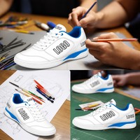 Chaussures de tennis professionnelles pour hommes, semelle intermédiaire amortie, texture en grille, semelle extérieure en caoutchouc antidérapante, haute qualité