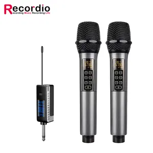 GAW-010B Professionele Draadloze Mic Systeem Dynamische Handheld Vocale Karaoke Echo Microfoon