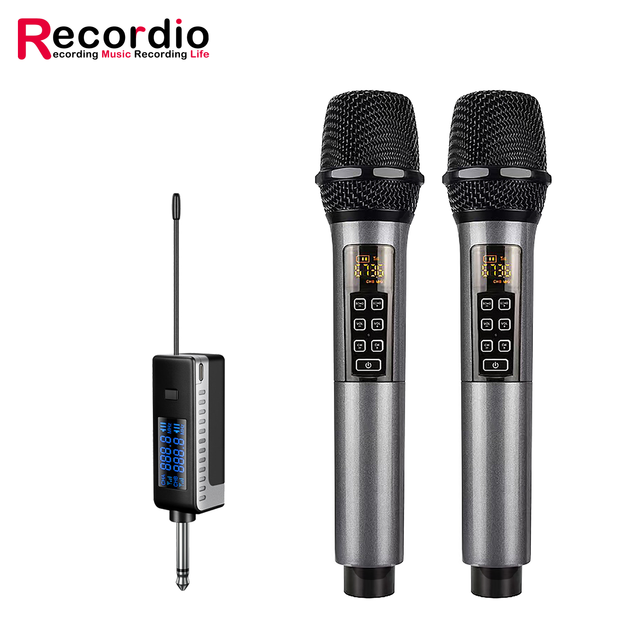GAW-010B Professional Wireless Mic System Dynamic Handheld Vocal Karaoke Echo Microphone