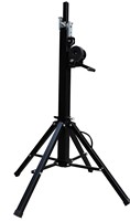 Soporte de altavoz para estudio, sistema de altura máxima de 3,8 m, 100kg, torre de elevación de aluminio para escenario con techo para rendimiento interior y exterior