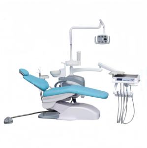 Fauteuil dentaire moderne avec siège réglable et lumière aérienne - Product Image 1