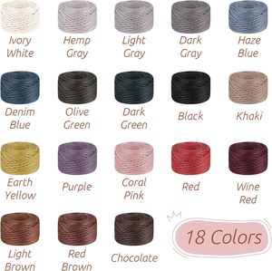 Nuevo Producto: Hilo de Poliéster Mate Tipo Cuero 100% para Tejer Bolsos a Crochet - Product Image 5