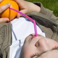 Vente en gros de pailles pour enfants PLA jetables écologiques Cpla à boire pailles flexibles en bambou de qualité alimentaire pour jus de fruits