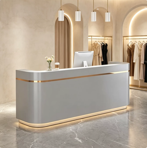 Comptoir de réception moderne pour salon de beauté, bureau de réception de salon - Product Image 1