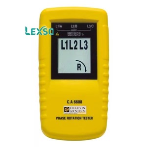 Testeur de rotation de phase électronique Chauvin Arnoux Ca 6608 avec affichage et LED Fabriqué en France - Product Image 1
