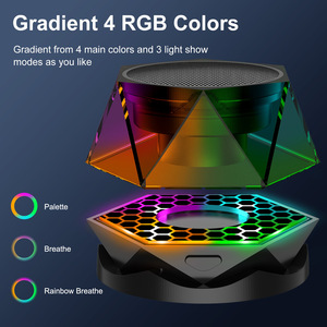 2025 New Portable <strong>Mini</strong> Small Magnetic Blue Tooth Speaker with Led Light for Custom Gifts - Product Image 2