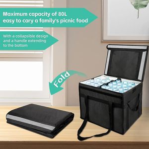 Bolsa de transporte térmica para pizza caliente personalizada al mejor precio, bolsa de entrega de pizza con aislamiento de comida profesional - Product Image 4