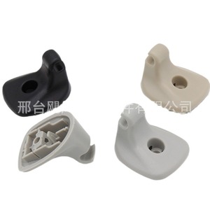 Dodge Sun Visor <b>Bracket</b> Mounting Clip 1GW25DX9AA <b>Plastic</b> Gray Roof Installation Screw Type - Product Image 4