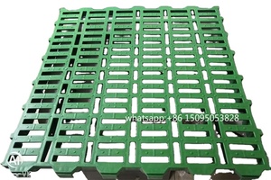 600*600mm cabra plástico listón piso oveja estiércol fuga rejilla estera aves estiércol evacuación tira tablero Placa de malla - Product Image 4