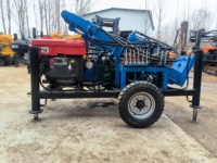 Foreuse hydraulique rotative diesel de haute qualité pour micro-puits d'eau, petite foreuse portable diesel pour puits d'eau, fabriquée en Chine