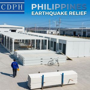 Abri temporaire à montage rapide pour les familles déplacées aux <span class=keywords><strong>Philippines</strong></span> |   Logement modulaire CDPH - Product Image 1
