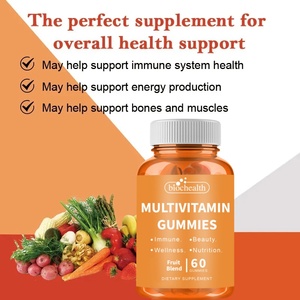 Gummies multivitaminés personnalisés à marque privée, vitamines C, D3, K2, B12 pour enfants et adultes, éclaircissement de la peau, énergie, soutien immunitaire, Halal, OEM - Product Image 3