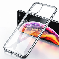 Vente en gros souple transparent housse de protection galvanoplastie PC & TPU étui de téléphone portable pour iPhone 16 15 13 13 12