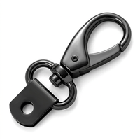 HORSE LOVE 19*76mm 102190 Mousqueton pivotant en zinc, style simple, couleur et design personnalisés