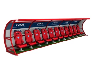 Asiento VIP móvil escuela/Estadio/Banco sustituto de fútbol - Product Image 3