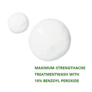 <span class=keywords><strong>Nettoyant</strong></span> pour le visage au peroxyde de benzoyle OEM ODM 10% Nettoyage en profondeur de l'acné Enlever la peau morte Nettoyage des pores Nettoyage du visage Contrôle de l'huile Soins du visage - Product Image 2