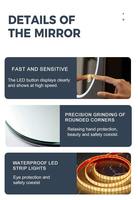 Factory Direct Sales of Artistic Decorative Mirrors, Irregular Corridor Mirrors Suitable for Hotels and Apartments.