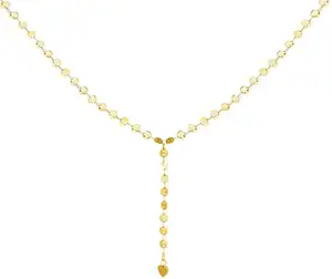 Roestvrijstalen Gouden Gelaagde Multi Charme Mini Disc Drop Y Lange Ketting 18K Goud Waterdicht