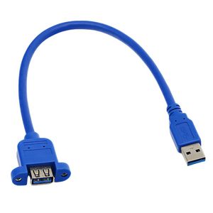 สายต่อขยาย USB 3.0 แบบตัวผู้ต่อตัวเมีย ขนาด 3 มม. ปลอกเหล็กแบบเปลือย ชุบนิกเกิล ผลิตด้วยวิธีฉีดขึ้นรูป - Product Image 1