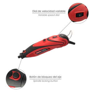 Utensile Multifunzione da 135 Watt. Con 210 accessori e custodia per il trasporto - Product Image 3