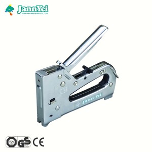 Pistola grapadora tipo U de alta resistencia JY836, ajustable para madera, para fijación de cables redondos y planos, pistola grapadora manual para cables. - Product Image 1