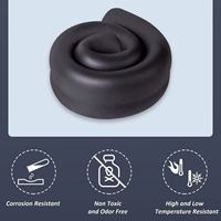 Paire de bobines de cuivre K-Flex PE en caoutchouc noir personnalisé de 10 pieds Installation de climatisation solaire industrielle à gaz Application domestique