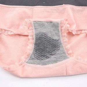 <span class=keywords><strong>Mutandine</strong></span> con fiocco di pizzo Sexy a vita media senza cuciture da ragazza di nuovo stile comode <span class=keywords><strong>mutandine</strong></span> da donna traspiranti - Product Image 4