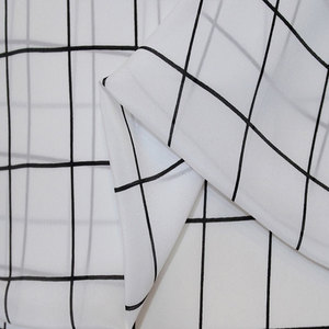 Vải lụa tơ tằm in họa tiết hình học hoa lá dệt điểm chất lượng cao 100% tơ tằm nguyên chất giá tốt nhất dùng may váy - Product Image 4