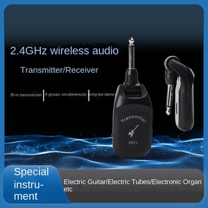 Transmisor y Receptor Inalámbrico para Guitarra C01+, Transceptor para Instrumentos <span class=keywords><strong>de</strong></span> <span class=keywords><strong>Viento</strong></span> Eléctricos, Conector Dedicado para Guitarra Eléctrica y <span class=keywords><strong>Bajo</strong></span> - Product Image 2