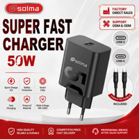 Chargeur portable haute puissance 50W en gros pour iPhone Samsung OnePlus Razr 40 Edge X30 S30 G50 Z3 Play