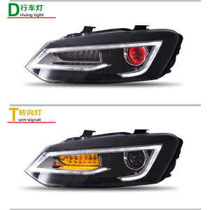 Fari a LED per VW <span class=keywords><strong>POLO</strong></span> dal 2011 al 2018, dal <span class=keywords><strong>2014</strong></span> al 2017 per Volkswagen <span class=keywords><strong>Polo</strong></span> 6 - Product Image 4