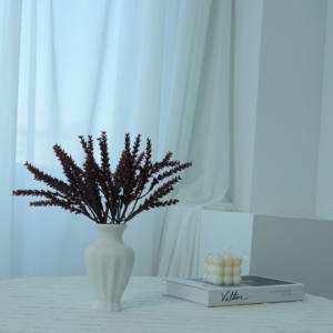 Großhandel Hochzeits dekor 5 Gabel Lavendel Blume Kunststoff Pflanze Künstliche Lavendel Blume Heißer Verkauf Lavendel Künstliche Blumen - Product Image 3