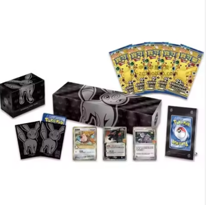 Vente en gros de cartes à collectionner Pokémon authentiques originales, jeu PTCG, version chinoise, coffret cadeau de départ, paquets de boosters Charizard, cartes cadeaux - Product Image 4