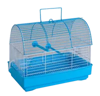 Produits pour animaux de compagnie Cage de transport en métal acier Cage à oiseaux, Cage de voyage pour oiseaux et petits animaux, Cage à oiseaux de transport