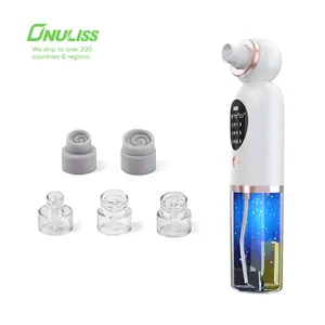 Detergente elettrico per la pulizia dell'acne di comedone per il viso piccolo detergente per bolle con pulizia del ciclo dell'acqua strumento per la pulizia profonda dei pori del vuoto