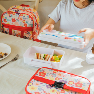 Mini boîte à lunch Bento avec bouteille d'eau pour l'école <span class=keywords><strong>maternelle</strong></span> enfants filles garçons Snack Sandwich conteneur alimentaire - Product Image 5
