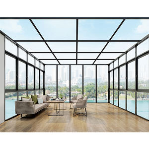 Diseño moderno Aluminio Sunroom <span class=keywords><strong>Solarium</strong></span> de fábrica Porche cerrado Conservatorio Four Seasons Winter Garden <span class=keywords><strong>Summer</strong></span> Villas Flat - Product Image 2