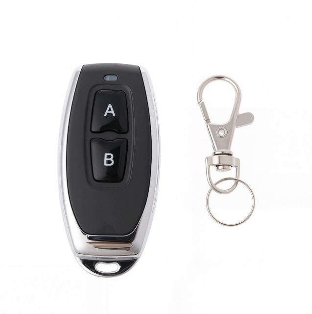 Wireless 433/315 Mhz 2 CH RF Remote Control Switch Learning 1527 Code Button Transmitter for Light Switch Car Key Diy