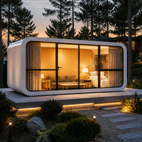 Maison conteneur avec énergie solaire, maison conteneur de 20 pieds, maison conteneur de 40 pieds, maison préfabriquée en verre