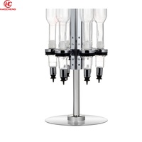 Distributeur de parfum pour toute la boutique, 375 ml, 6 têtes, machine de remplissage de parfum, distributeur de parfum à 6 flacons avec support rotatif