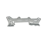 Châssis de patins à roulettes en alliage d'aluminium usiné CNC en gros, composants de précision pour patins à roulettes à 4 roues