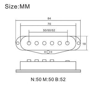 Micros de guitare ST assemblés sur mesure avec des tiges en Alnico 5, bobines en acier plat et en carton pour kits de micros à bobinage manuel à simple bobine - Product Image 2