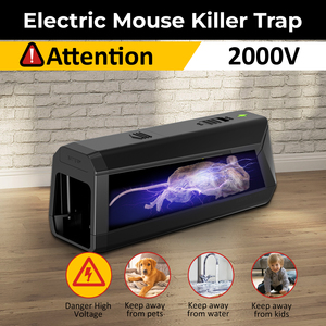 Trampa Eléctrica Inteligente para Ratones, Trampa para Ratas <span class=keywords><strong>de</strong></span> Interior, Fácil <span class=keywords><strong>de</strong></span> Usar, Eliminación Humana <span class=keywords><strong>de</strong></span> Doble Efecto, Trampa Automática Electrónica para <span class=keywords><strong>Roedores</strong></span> - Product Image 2