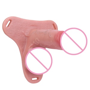 Condones Huecos y Sólidos, Pene Simulado Grande, Pantalones de Cuero de Silicona, Juguetes Sexuales SM para Mujeres - Product Image 2