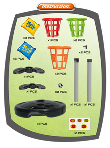 Jardin d'enfants en plein air jetant des jouets <span class=keywords><strong>jeux</strong></span> <span class=keywords><strong>de</strong></span> sport interactifs - Product Image 3
