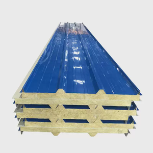 Materiales <span class=keywords><strong>de</strong></span> Construcción, Paneles Acústicos Exteriores <span class=keywords><strong>para</strong></span> Paredes, Aislamiento <span class=keywords><strong>de</strong></span> Techo, Paneles Sándwich <span class=keywords><strong>de</strong></span> Lana <span class=keywords><strong>de</strong></span> Roca Ignífugos - Product Image 1